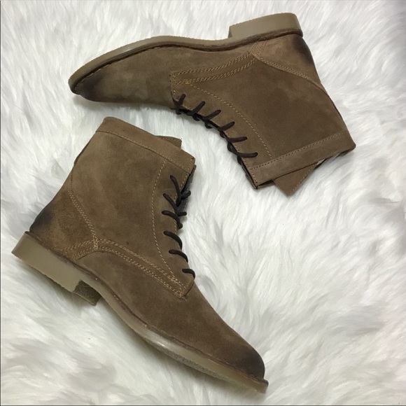 Truxton Distressed Combat Lace Up Boots - Picture 6 of 6